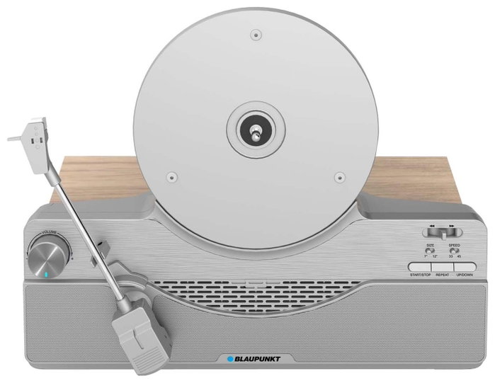 Blaupunkt VT100SL Tocadiscos Vertical Plateado