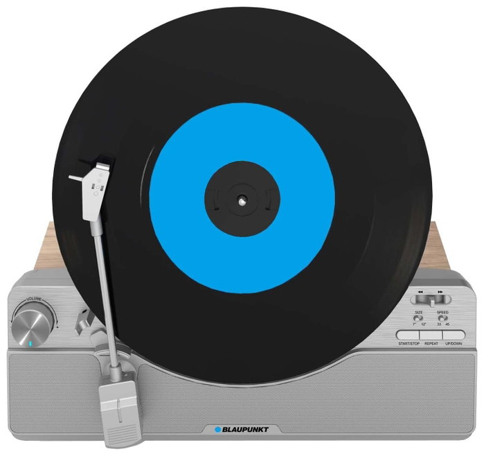 Blaupunkt VT100SL Tocadiscos Vertical Plateado