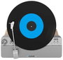 Blaupunkt VT100SL Tocadiscos Vertical Plateado