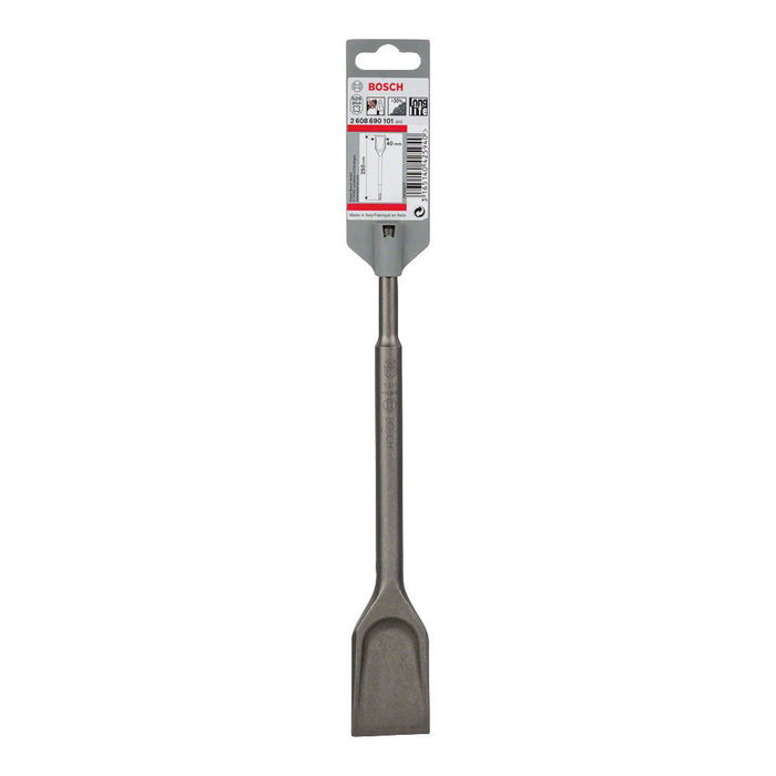 Bosch 2608690101 Cincel Tipo Pala Autoafilable SDS-Plus 250 x 40 mm para Mampostería y Mortero