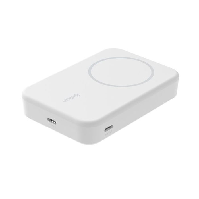 Belkin BPD008BTWH Powerbank Magnética 10000 mAh Qi2 Carga Rápida Inalámbrica Blanca para iPhone Belkin BPD008BTWH Powerbank Magnética 10000 mAh Qi2 Carga Rápida Inalámbrica Blanca para iPhone