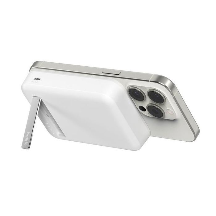 Belkin BPD008BTWH Powerbank Magnética 10000 mAh Qi2 Carga Rápida Inalámbrica Blanca para iPhone Belkin BPD008BTWH Powerbank Magnética 10000 mAh Qi2 Carga Rápida Inalámbrica Blanca para iPhone