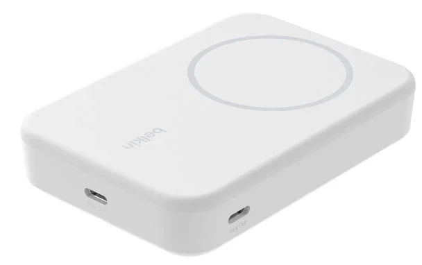 Belkin BPD008BTWH Base de Carga Inalámbrica MagSafe Qi2 de 15W con Cable USB-C Incluido - Blanco Belkin BPD008BTWH Base de Carga Inalámbrica MagSafe Qi2 de 15W con Cable USB-C Incluido - Blanco