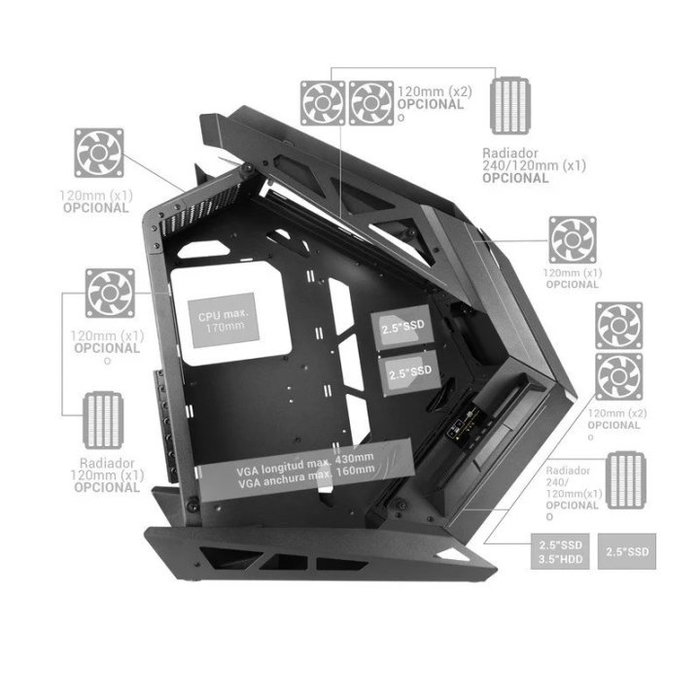 Mars Gaming MC-TITAN Negro Mars Gaming MC-TITAN Negro