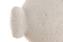 DKD Home Decor Hangzhou design 26b Portavela Mediterraneo Blanco Cemento 10 x 11 x 16 cm (4 Unidades) Simil Piedra con Detalle de Pez