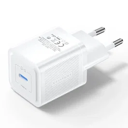Vention FEPW0-EU Cargador de Pared GaN USB-C 20W Blanco - Carga Rápida PD 3.0, QC 3.0