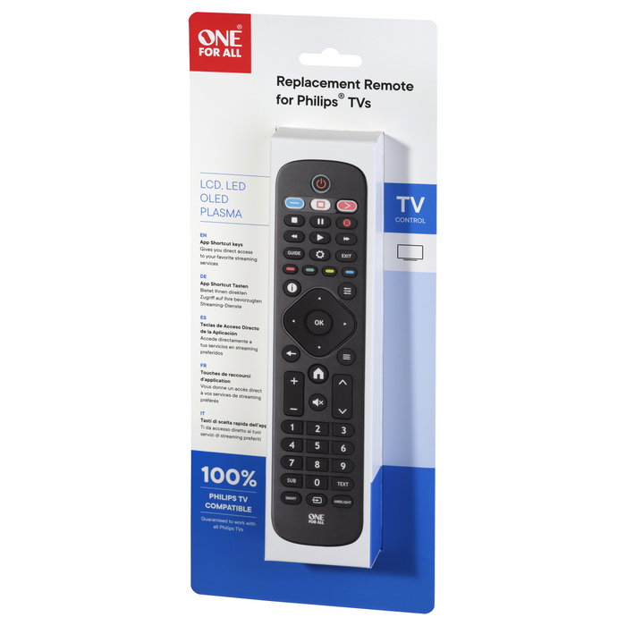 One For All URC4913 Mando de Reemplazo para Philips One For All URC4913 Mando de Reemplazo para Philips