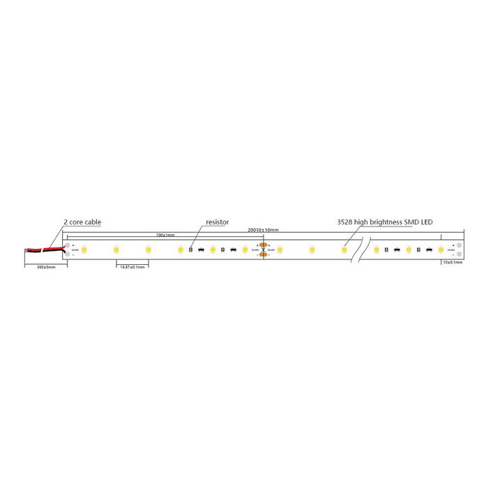 Synergy21 Synergy 21 Tira LED Flexible 2835 Blanco Cálido, 96W, 24V, 20m, 1200 LEDs, IP20, para Interior y Exterior, Flujo Luminoso 7600 lm Synergy21 Synergy 21 Tira LED Flexible 2835 Blanco Cálido, 96W, 24V, 20m, 1200 LEDs, IP20, para Interior y Exterior, Flujo Luminoso 7600 lm