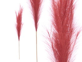 Giftdecor Rama Decorativa Artificial Coral, Plastico y Metal, 110 cm de Alto (Set de 24)