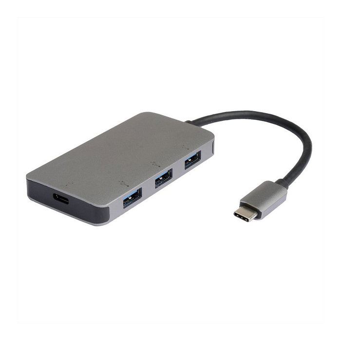 ROLINE Hub USB 3.2 Gen 1 14.02.5038 con 4 puertos y carcasa de aluminio ROLINE Hub USB 3.2 Gen 1 14.02.5038 con 4 puertos y carcasa de aluminio