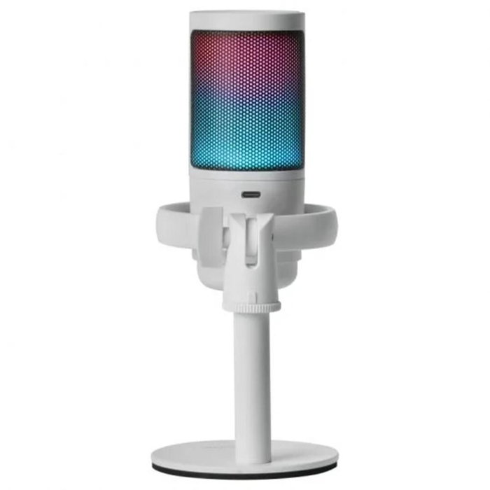 Mars Gaming MMIC-SE Micrófono de Estudio USB Profesional Cardioide con Iluminación ARGB, 196kHz/24 bits, Pop-Filter y Soporte de Metal