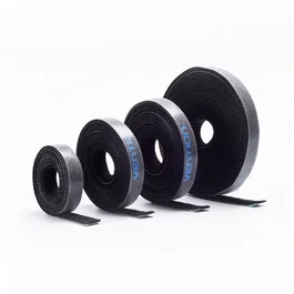 Vention KAABJ Tira organizadora de cables o Bridas adherentes Nylon, 5m (5000mm) x 11mm, Negro, 1 pieza