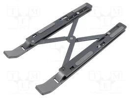 SAVIO Soporte Plegable de Aluminio Gris para Portátiles de 15,6 pulg.