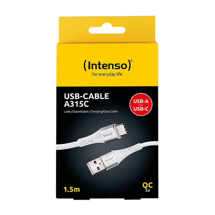 Intenso Cable USB-C a USB-A A315C 1,5m Blanco