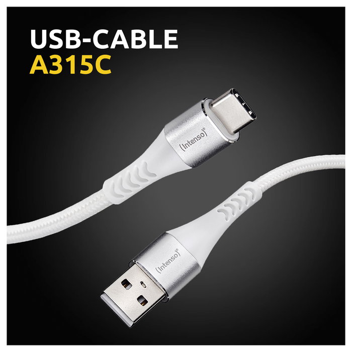 Intenso Cable USB-C a USB-A A315C 1,5m Blanco