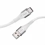 Intenso A315C / 7901102 Cable USB A a USB C 1.5m para Carga y Datos, Carga Rápida 60W, 480 Mbps, Nylon Trenzado, Blanco