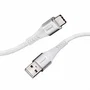 Intenso A315C / 7901102 Cable USB A a USB C 1.5m para Carga y Datos, Carga Rápida 60W, 480 Mbps, Nylon Trenzado, Blanco