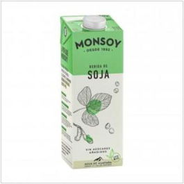 MONSOY Bebida Vegetal De Soja Bio 1Lt 6uds