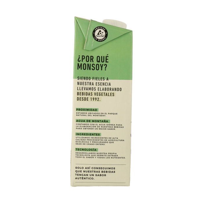 Monsoy Bebida de Soja Bio 1L (Pack de 6 unidades)
