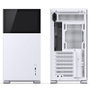 Jonsbo D41 Screen ATX Gehäuse, Cristal Templado - blanco