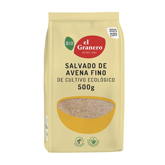 El Granero Integral Salvado de Avena Fino Bio 500g