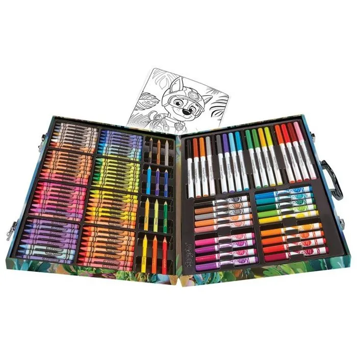Crayola Estuche para colorear Paw Patrol - Estuche de arte inspirador para mayores de 5 años