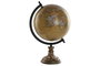 DKD Home Decor Globo Terráqueo PVC Mango con Fleco Bolas
