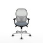 PIQUERAS Y CRESPO Silla de oficina Jorquera Gris y Blanco