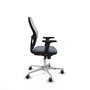 PIQUERAS Y CRESPO Silla de oficina Jorquera Gris y Blanco