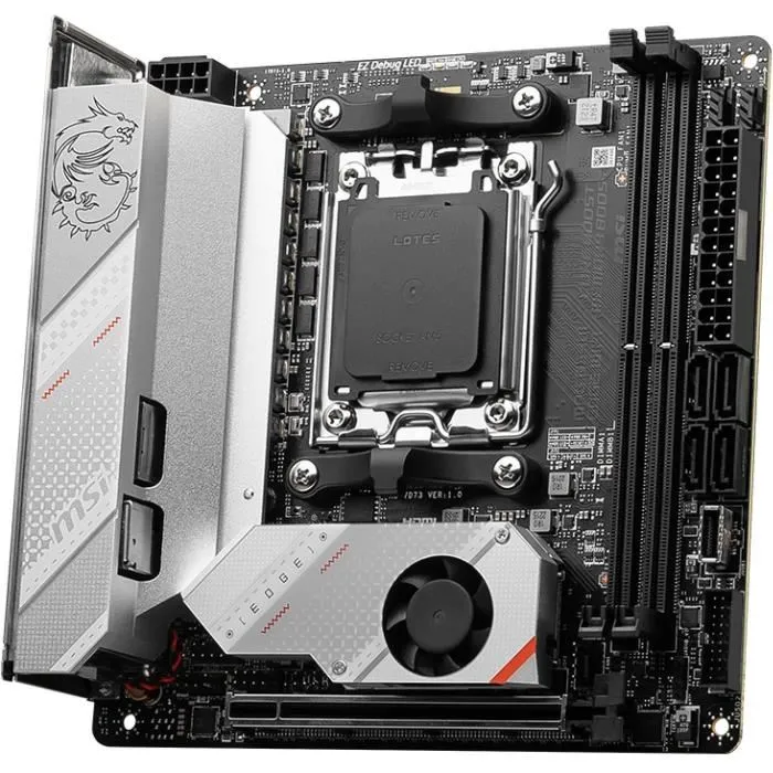 MSI Placa Base MPG B650I EDGE WiFi AM5 DDR5 Wi-Fi 6E MSI Placa Base MPG B650I EDGE WiFi AM5 DDR5 Wi-Fi 6E