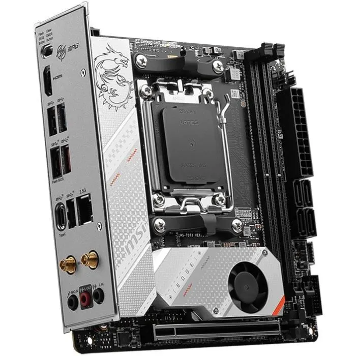 MSI Placa Base MPG B650I EDGE WiFi AM5 DDR5 Wi-Fi 6E MSI Placa Base MPG B650I EDGE WiFi AM5 DDR5 Wi-Fi 6E