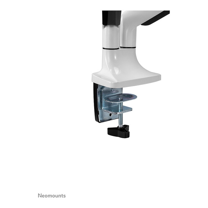 Newstar NEOMOUNTS NM-D750DWHITE Brazo de monitor de escritorio con resorte de gas, 10-32", 9 kg, 100x100 mm, color Blanco
