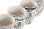 DKD Home Decor Mug Boho Multicolor 8.3 x 10.5 x 11.5 cm (12 Unidades)