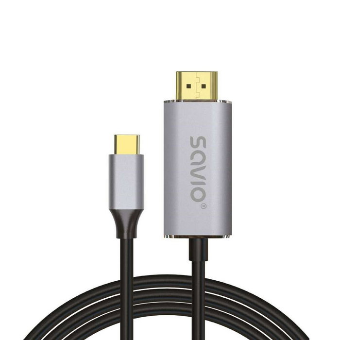 Savio CL-171 Cable USB-C a HDMI v2.0b, 2m, cobre Savio CL-171 Cable USB-C a HDMI v2.0b, 2m, cobre