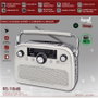 SAMI Radio multimedia de 3 bandas con alimentación AC/bat/solar crema