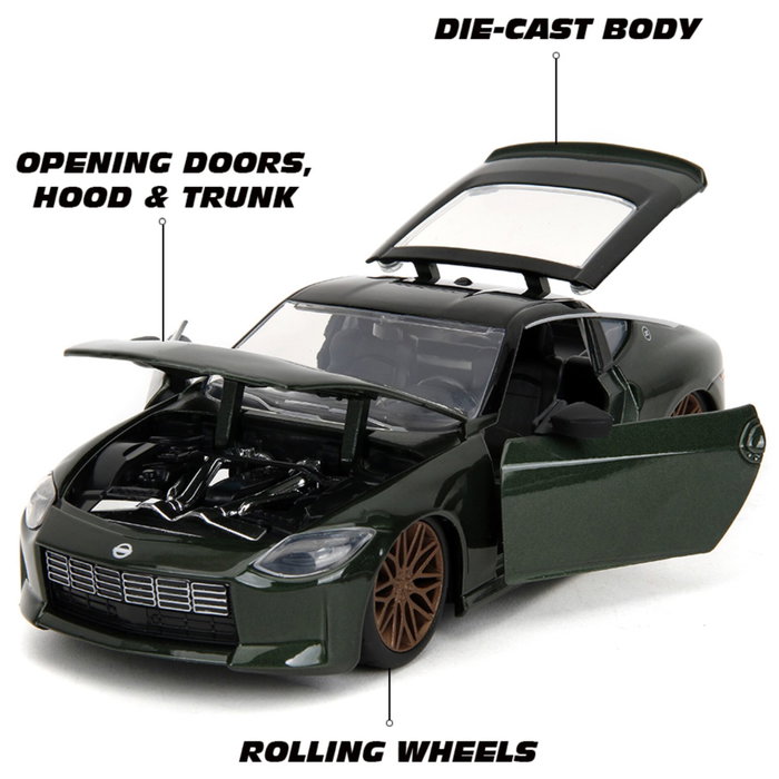 Jada Nissan Z 2023 Fast & Furious 1:24 Verde Oscuro