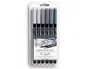 LYRA Aqua Brush Rotuladores Tonos Grises Estuche de 6