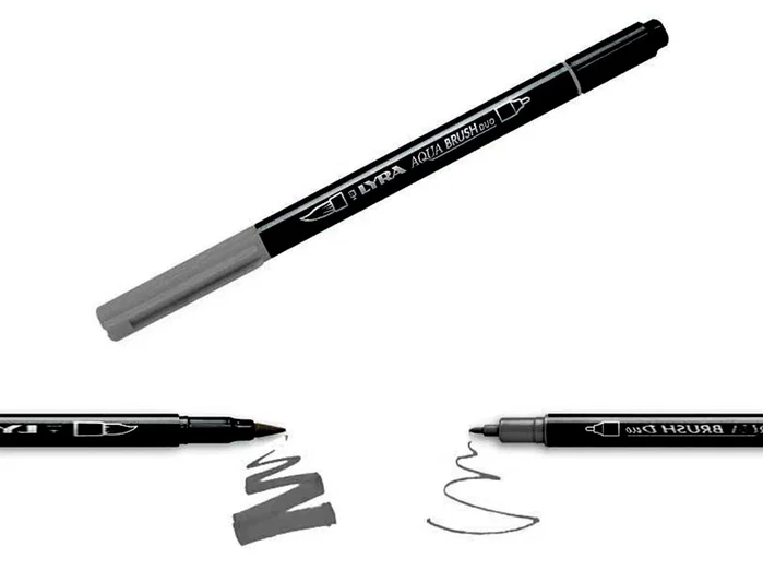 LYRA Aqua Brush Rotuladores Tonos Grises Estuche de 6