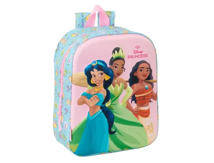Safta Mochila Guardería 3D Princesas Disney