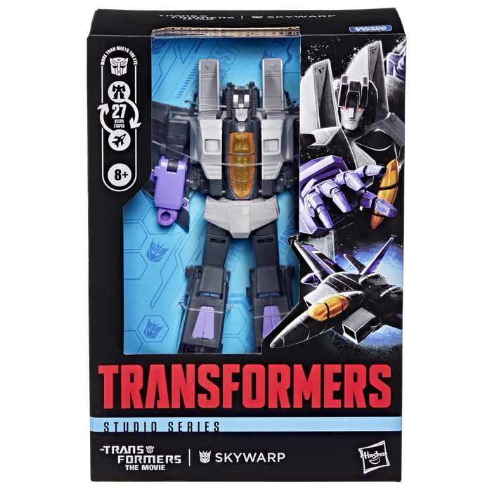 Hasbro Transformers Studio Series Skywarp Figura de 16,5 cm de Transformers: La películay Hasbro Transformers Studio Series Skywarp Figura de 16,5 cm de Transformers: La películay