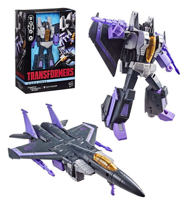 Hasbro Transformers Studio Series Skywarp Figura de 16,5 cm de Transformers: La películay Hasbro Transformers Studio Series Skywarp Figura de 16,5 cm de Transformers: La películay