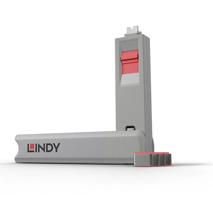 LINDY Bloqueador de Puerto con Clave USB Tipo C, Rosa, Paquete de 5 Piezas, Modelo 40425 LINDY Bloqueador de Puerto con Clave USB Tipo C, Rosa, Paquete de 5 Piezas, Modelo 40425