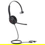 Yealink UH35 Auricular Mono UC Diadema con Micrófono Boom, para Llamadas/Música, 20-20000 Hz, Conector USB-C/A, Cableado, Negro