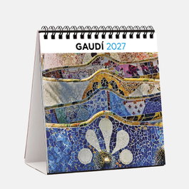 TRIANGLE POSTALS Calendario de Sobremesa Gaudí 2027 (14x15cm) inevitable