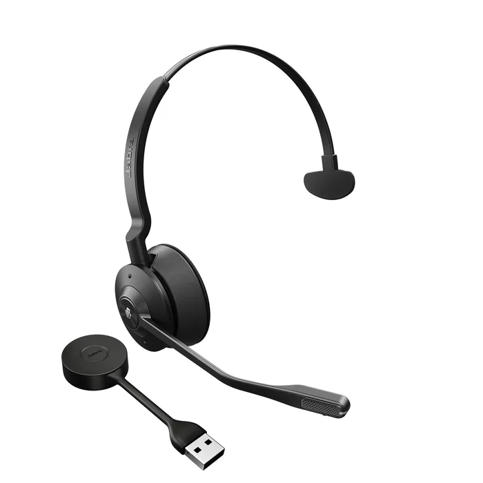Jabra Engage 55 MS Mono USB-A Negro, Titanio
