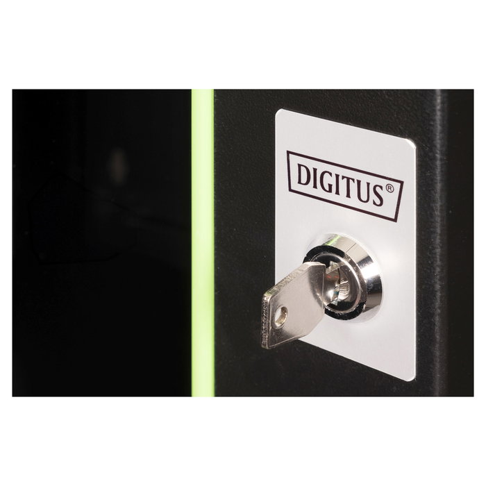 Digitus Carcasa de Pared Unique 12U 600x450mm Negro