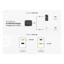 Conceptronic ALTHEA16B Cargador GaN de 33W con 2 puertos y cable 3-en-1