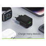 Conceptronic ALTHEA16B Cargador GaN de 33W con 2 puertos y cable 3-en-1