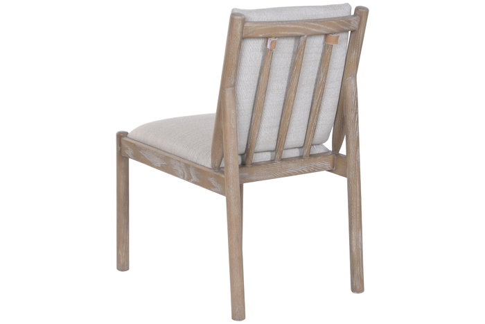 DKD Home Decor Silla de Fresno y Poliéster Beige DKD Home Decor Silla de Fresno y Poliéster Beige