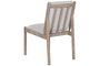 DKD Home Decor Silla de Fresno y Poliéster Beige